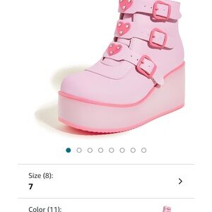Pink Platform Shoes